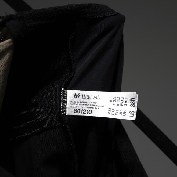 Wacoal Bodysuit Shaper Shapewear 38D in Black - Picture 6 of 6